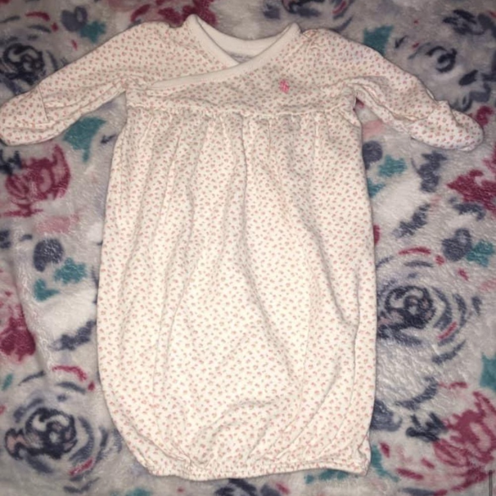 Ralph Lauren newborn gown